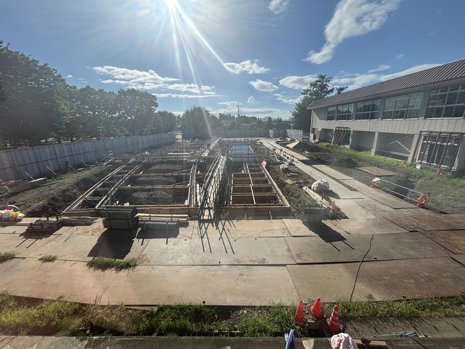 型枠工事の写真