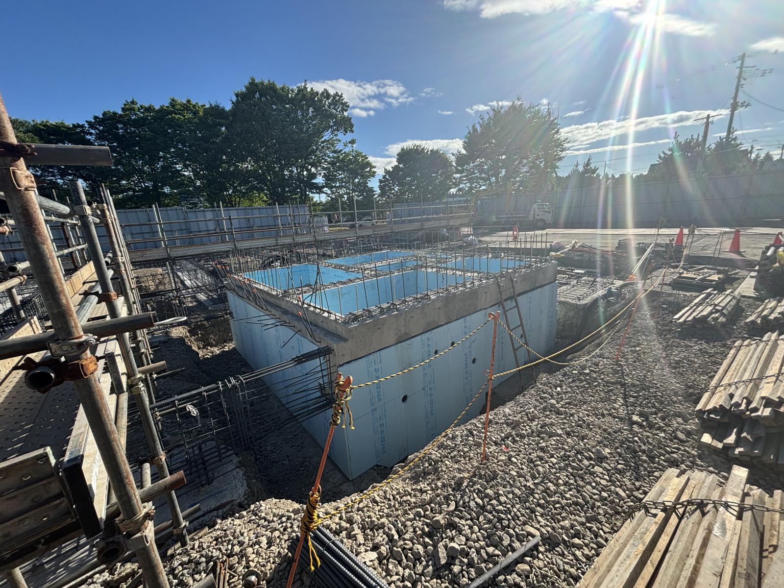 ピット断熱材張1の写真