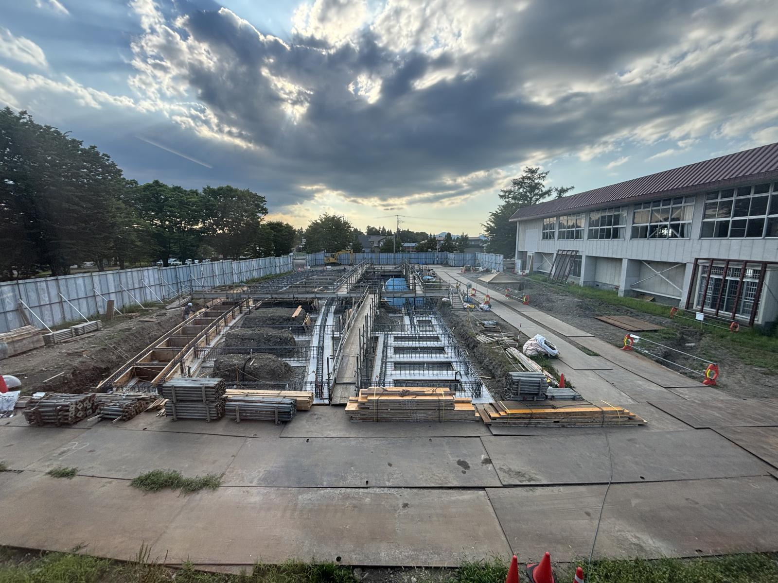 型枠工事の写真