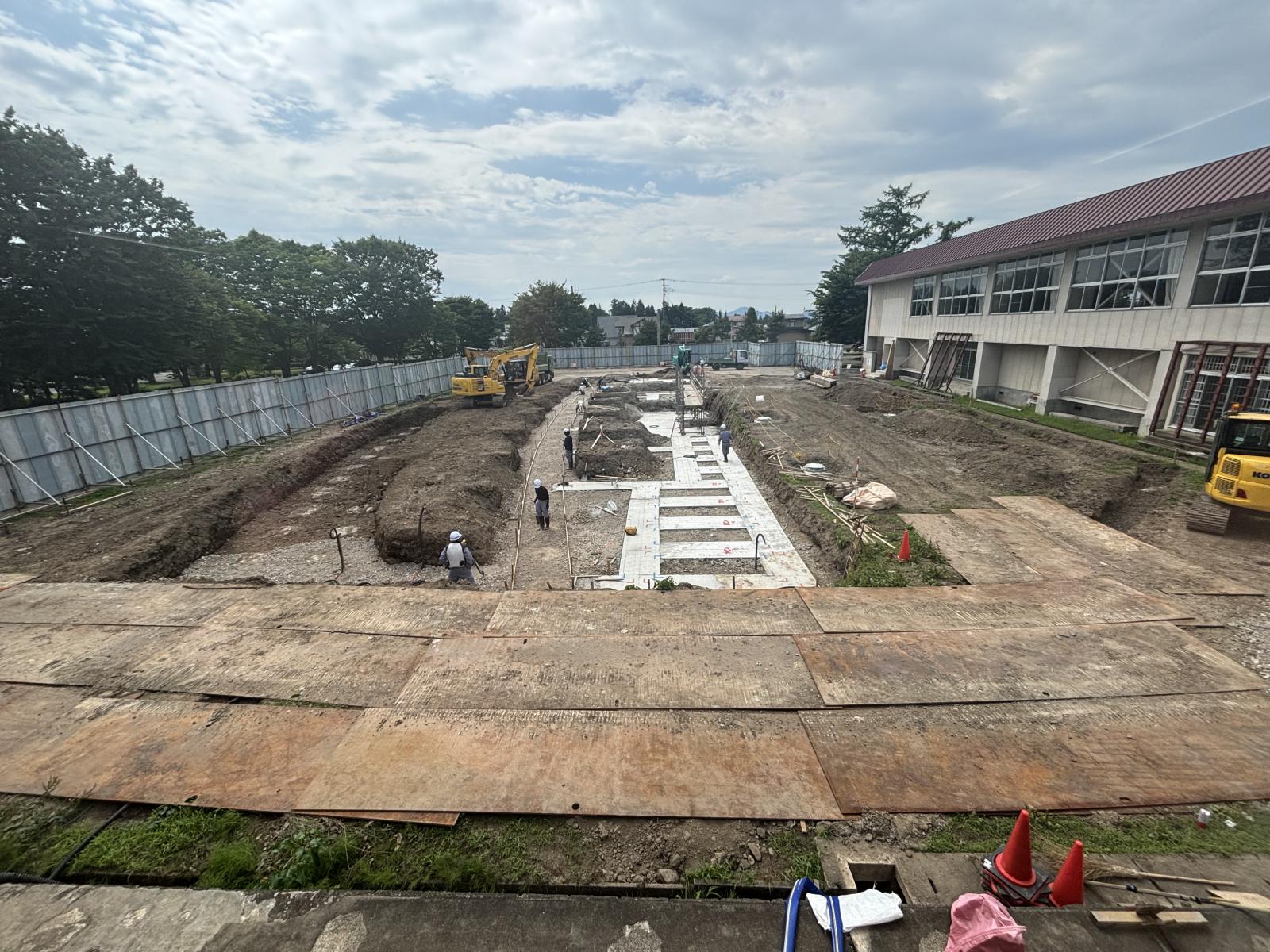 捨てコン作業の全景２