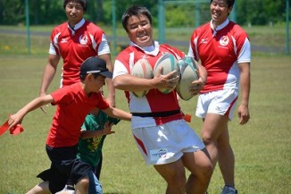 JAL美郷スポーツ交流 交流会の写真