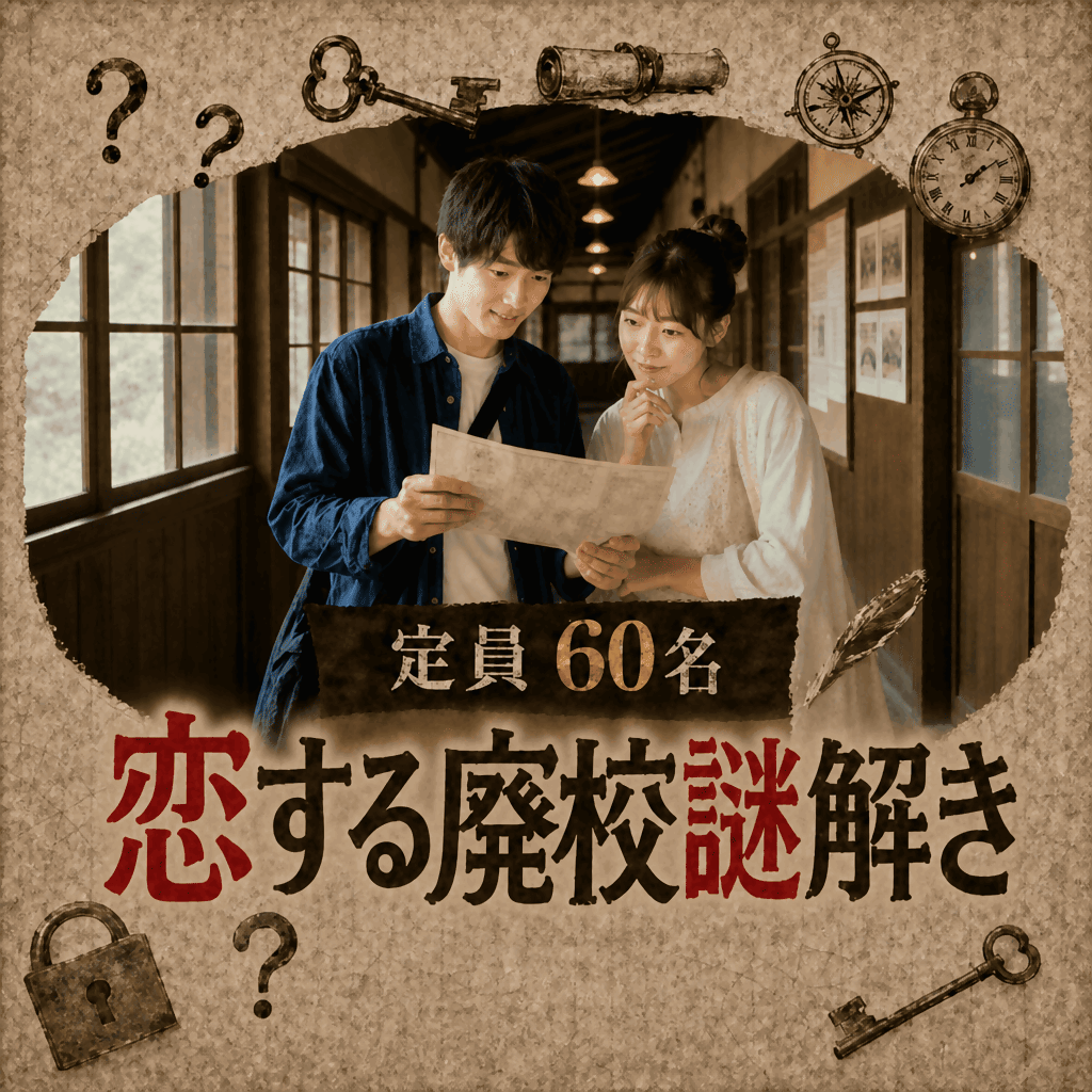 「恋する廃校謎解き」イベント画像